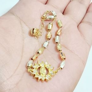 18k Gold Plated Virgen bracelet for Women